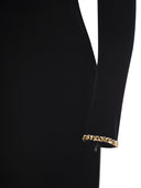 Elisabetta Franchi Red Carpet Dress In Velvet And Jersey