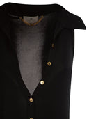 Elisabetta Franchi viscose gebreide jurk met juweeldetail