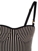 Elisabetta Franchi Two Colour Knitted Dress