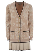 Abito a maglia Elisabetta Franchi in Floral Jacquard