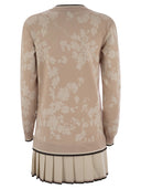 Abito a maglia Elisabetta Franchi in Floral Jacquard