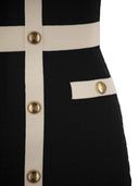 Elisabetta Franchi Embossed Viscose Minidress
