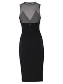 Elisabetta Franchi Knitted Dress With Sheer Details