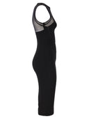 Elisabetta Franchi Knitted Dress With Sheer Details