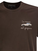 Mc2 Saint Barth Arnott Cotton T Shirt With Embroidery