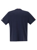 Mc2 Saint Barth Arnott Cotton T Shirt With Embroidery