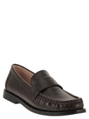 Fabiana Filippi Leather Loafers With Artisanal Craftsmanship
