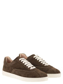 Fabiana Filippi Suede Leather Trainers With Metallic Details