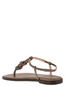 Fabiana Filippi Leather Thong Sandals With Braided Detail