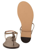 Fabiana Filippi Leather Thong Sandals With Braided Detail