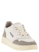 Autry Medalist Low Leather And Suede Sneakers