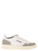 Autry Medalist Low Leather And Suede Sneakers