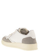 Autry Medalist Low Leather And Suede Sneakers