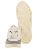 Autry Medalist Low Leather And Suede Sneakers