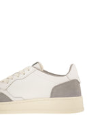 Autry Medalist Low Leather And Suede Sneakers