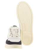 Autry Medalist Low Leather And Suede Sneakers