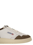 Autry Medalist Low Leather And Suede Sneakers