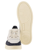 Autry Medalist Low Leather And Suede Sneakers