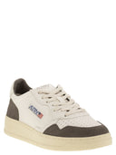 Autry Medalist Low Leather And Suede Sneakers