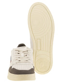 Autry Medalist Low Leather And Suede Sneakers