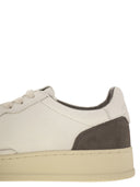 Autry Medalist Low Leather And Suede Sneakers