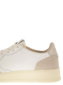 Autry Medalist Low Leather And Suede Sneakers