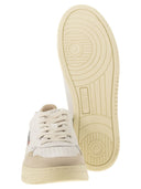 Autry Medalist Low Leather And Suede Sneakers