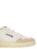 Autry Medalist Low Leather And Suede Sneakers
