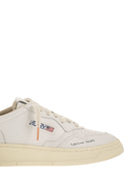 Zapatillas bajas de piel con logo en relieve Medalist de Autry