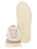 Autry Medalist Low Leather And Suede Sneakers