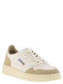 Autry Medalist Low Two Tone Leather Sneakers
