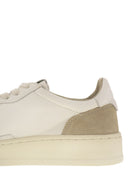 Autry Medalist Low Two Tone Leather Sneakers