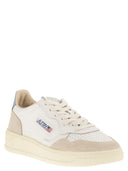 Autry Medalist Low Leather And Suede Trainers