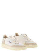 Autry Medalist Low Leather And Suede Trainers