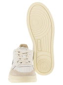 Autry Medalist Low Leather And Suede Trainers
