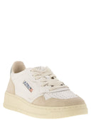 Autry Medalist Low Leather And Suede Sneakers
