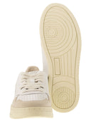 Autry Medalist Low Leather And Suede Sneakers