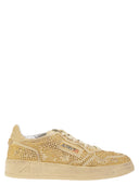 Zapatillas Autry Medalist Low de ante con strass