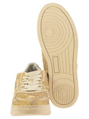 Zapatillas Autry Medalist Low de ante con strass