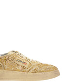 Zapatillas Autry Medalist Low de ante con strass