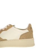Autry Medalist Low Sneakers With Two Tone Glitter