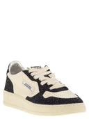 Zapatillas de deporte bajo medallista de Autry con brillo de dos tonos
