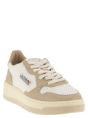Autry Medalist Low Two Tone Leather Sneakers