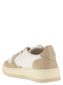 Autry Medalist Low Two Tone Leather Sneakers