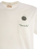 Mc2 Saint Barth Austin T Shirt With Embroidery And Breast Pocket