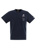 Mc2 Saint Barth Austin T Shirt With Embroidery And Breast Pocket