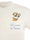 Mc2 Saint Barth Austin T Shirt With Embroidery On Chest Algida Limited Edition