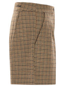 Mc2 Saint Barth Aya Pied De Poule Patterned Shorts