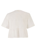 Mc2 Saint Barth Broderie Anglaise Top With Bow Fastenings