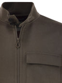 Paltò Artuto Wool And Nylon Bomber Jacket